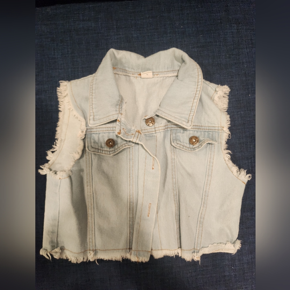 Girls Denim Vest
